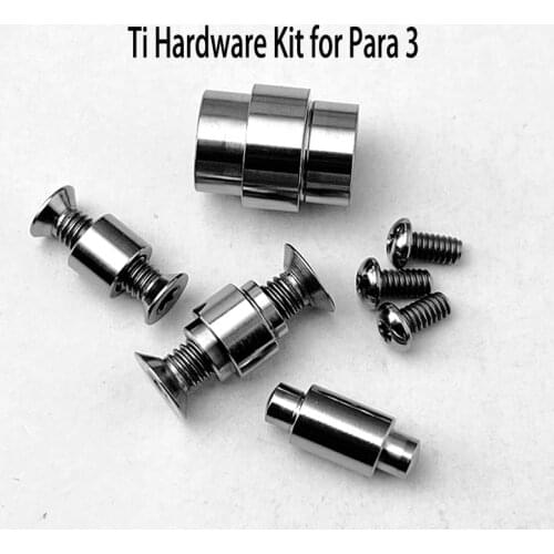 1 Set Titanium Alloy Nail for Knife Para 3 C223 Screw Spider Handle Screw C223 EDC Knife Full Set of Screws