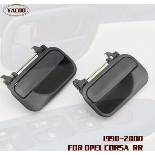 1 PAIR REAR LEFT AND RIGHT EXTERIOR DOOR HANDLE FOR OPEL CORSA