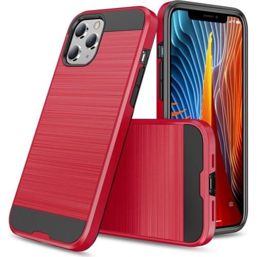 10pcs Dual Layer Deluxe Soft TPU Hard PC Cover For iPhone 12 Mini 11 Pro Max XS XR X 8 7 6 Plus SE Shockproof Hybrid Armor Case