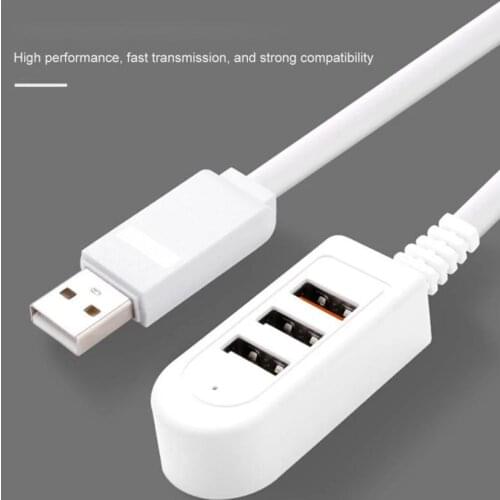 30cm 3 Port USB 2.0 Multi-function Charger Converter Extension Line Multi-port Hub Multi-port HUB Hub Mini Usb Mini-USB Adapter