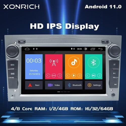 2 din Android 10 Car Multimedia For Opel Vectra C Zafira B Corsa D C Astra H G J Meriva Vivaro Radio GPS Navigation NODVD Player
