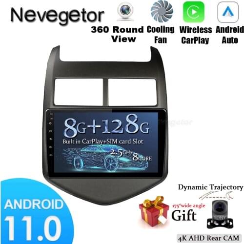 6G+128G DSP Android 10 car radio GPS RDS multimedia player for Chevrolet Aveo 2 Sonic T300 2011-2015 2din car player NO DVD