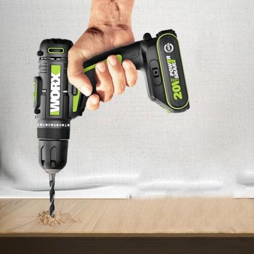 Wireless Drill Max Electric Screwdriver Cordless Drill Power Driver Multifunction DC Lithium-Ion Battery 2-Speed Wood Steel