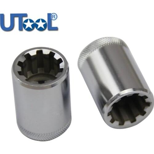 Brake Caliper Socket 19mm 10 POINTS 3/8" DRIVE - 37mm LONG for AUDI A8 S6 10 Teeth Socket