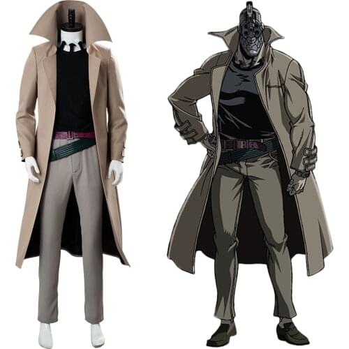 No Guns Life Juzo Inui Cosplay Costume Full Suit Halloween Carnival Costume Men Male clothes Anime cosplay accessories