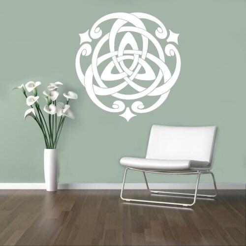 Celtic Pattern Wall Decal Modern Design Vinyl Wall Stickers Interior Removable Home Decor Art Mural Ornament Livingroom SYY985
