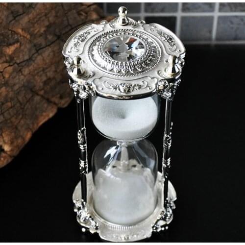 Creative Hourglass Count Down Timer Desk Clock Ampulheta Home Decor Study Living Room Decorations Hourglass Sand Timer LFB896