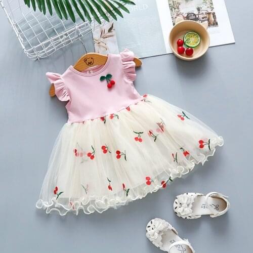 Toddler girls summer dress infant girls wedding party dress for bebes outfits girls clothing bebes cute clothing