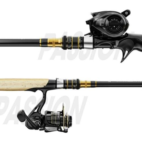 XH/H Power Lure Rod Spinning /Casting Olta Carbon Fiber Distant Throwing Fishing Sticks for Black Fish 2.1M 2.28M 2.4M