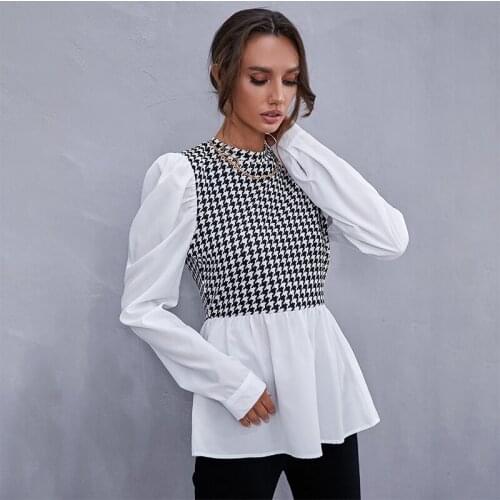 MOSHU Womens Chiffon Blouses