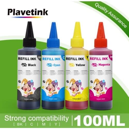 Plavetink 100ml Bottle Dye Printer Ink Refill Kit For Epson T0921 XL For Epson Stylus C91 CX4300 T27 Printer Ink Cartridges