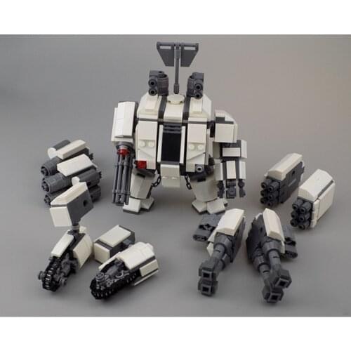 Model Kits DIY STEM MOC ZC-00 Mecha Model Small Particle Building Blocks Educational Toy Set MOC DIY Toys