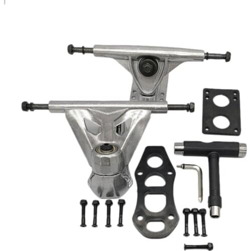 NEW-6 Inch C7 Rotating Bracket Land Surfing Skateboard Bridge CX4 Gravity Casting Perfusion Bridge Gasket Bridge Nail