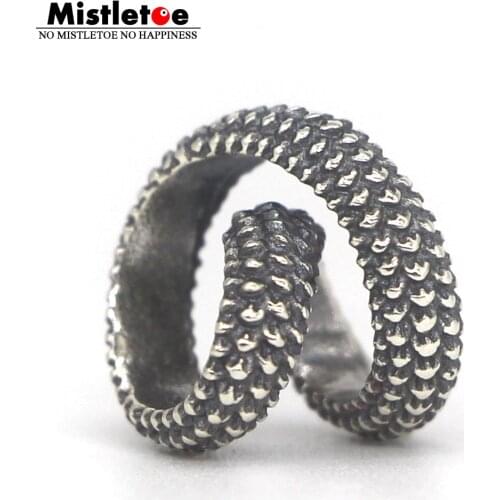 Mistletoe Sterling Silver Dragon scale(2) Charm Bead Fit European Bracelet Jewelry