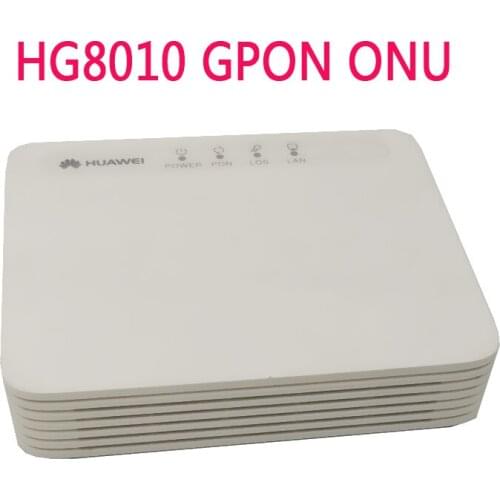 HG8010 ONU OLT GPON EPON FE Optical Network Terminal no Power Adapter PPPOE DHCP Second-hand products 10PCS