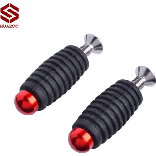 Pair Motorcycle Gear Shift Brake Lever Toe Pegs Toepegs Pedals M6 Footpegs for Yamaha Kawasaki Honda Ducati Racing Rearset