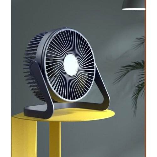 Summer Portable 5" USB Fan Cooling Desktop Fan Table Cooling Mini Air Cooler Rotation Adjustable Angle for Office Household
