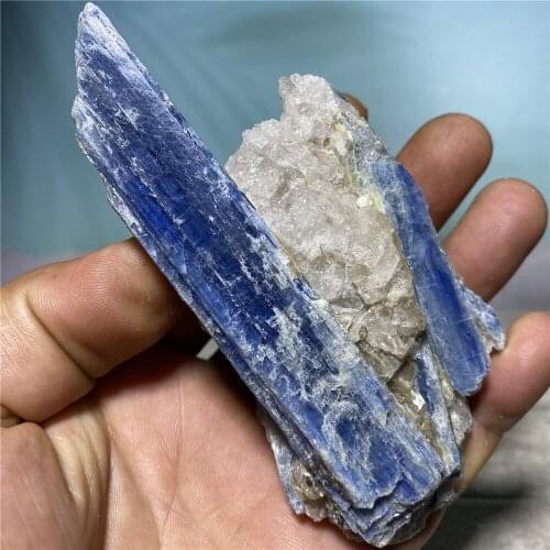 Natural Kyanite Quartz Crystal Cluster Healing Stones Specimen Home Crafts Decoration Gift Tourmaline