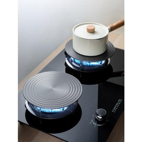 Anti skid anti burning black kitchen small milk pot rack stove top gas stove rack household natural gas stove holder tool