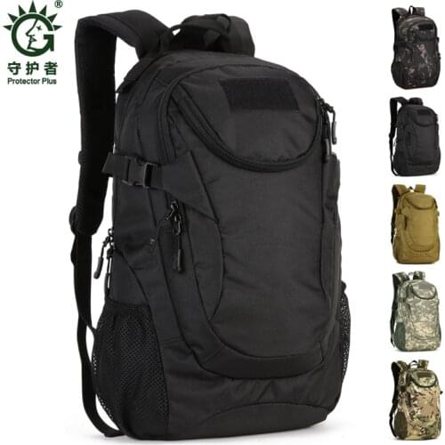 Waterproof 25L Molle Tactical Bag Mens Military Rucksack Nylon Climbing Bag Fishing Hiking Hunting Backpack For 14'' Laptop