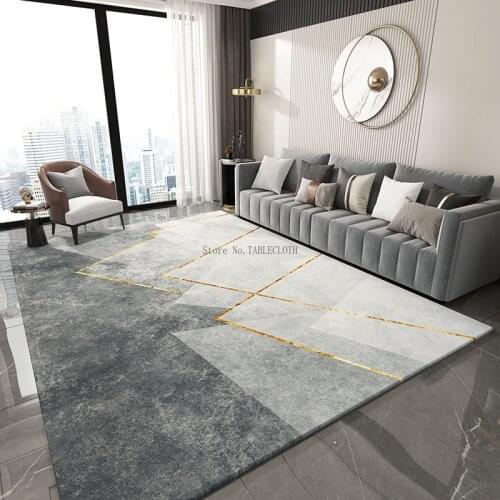 Modern Thick Living Room Carpet Coffee Table Blanket Childrens Bedroom Bedside Blanket Household Washable Floor Mats