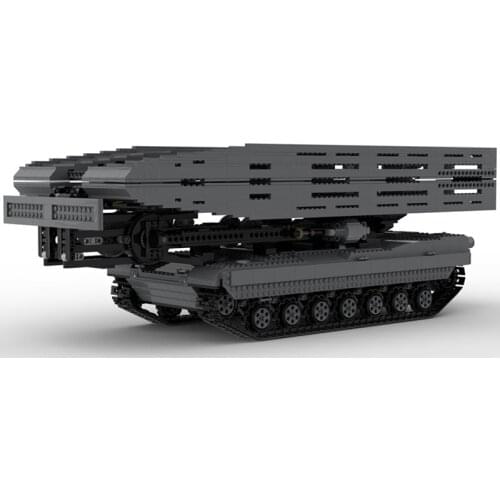 MOC Insert Building Blocks Compatible with Le High-tech Series MOC-29526 M1 Abrams Bridge Tank