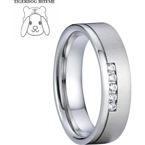 Rings With Cubic Zirkonia For Women TIGERDOG BITEME China