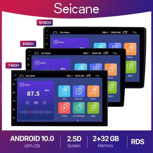 7 inch/9 inch/10 inch Android 10 Double Din 2+32G Universal Car Radio Stereo GPS Multimedia Video Player no 2din Head Unit RDS