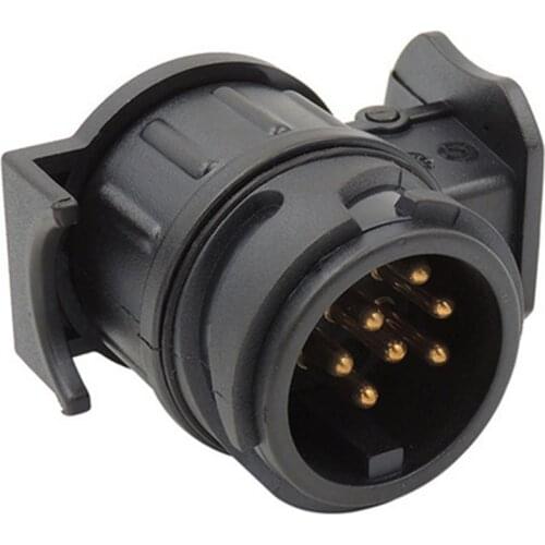 13 Pin Turn 7 Pin Plug Socket Car Cable Connector Waterproof Trailer Signal Light Car Towing Conversion Adapter