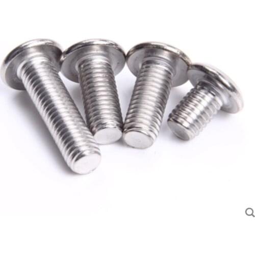 2-20PCS Down Side Screw [M4 M5 M6 M8] 304 Stainless Steel Hypotenuse Flat Head Hex Drive Furniture Screws