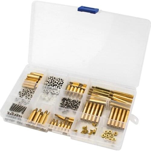210pcs DIY Electronic Projects M2.5 M3 Screw Kit Mechanical Accessories Fixing Device for Arduino- Raspberry Pi 3 Model B+Plus