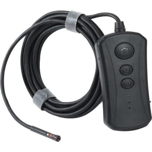 5M Cable Length WiFi Dual Lens Endoscope 5.0MM Inspection Camera Wireless Industrial Borescope 7 LED Lights with Dual Lens PQ308