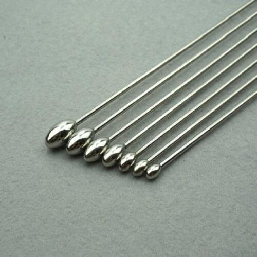 7 Size Urethral Sound Sex Toy Stainless Steel Penis Plug Metal Stretching Male Chastity Catheter Penis Stretching Device for Man