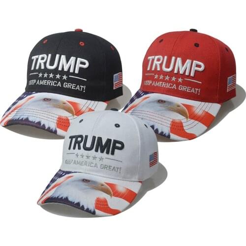 Baseball Cap High Quality Durable Embroidered Flag Adjustable Breathable Keep America Great Machine Washable Sports Hat