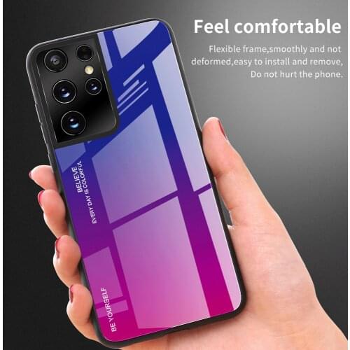 Case For Samsung S21 Ultra Tempered Glass Case For Samsung Galaxy S21 Plus Ultra Case For Samsung GalaxyS21 Plus S21Ultra Covers