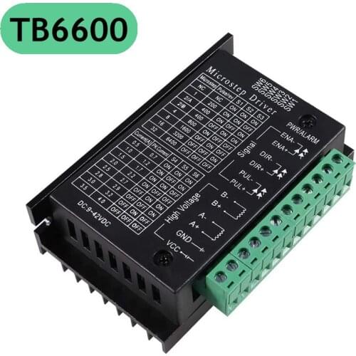 TB6600 4A 9-42V Stepper Motor Driver CNC Controller Nema 17/23 Single Axes Hybrid Stepper Motor for CNC 3D Printer Parts