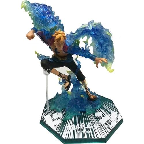 ONE PIECE Action Figure Whitebeard Pirates Phoenix Marco Model Toys 18cm