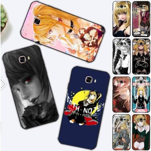 FHNBLJ Misa Amane Anime Manga Death Note Phone Case for Samsung J 2 3 4 5 6 7 8 prime plus 2018 2017 2016 core