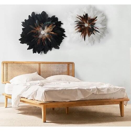 Ins Style Feather Tapestry Wall Hanging Decoration Nordic Creative Living Room Bedroom Decoration