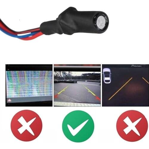 Reverse Camera DC 12V Power Filter Adapter Rectifier Anti Interference Install Kit for VW Skoda FORD Seat BMW Audi Benz Canbus