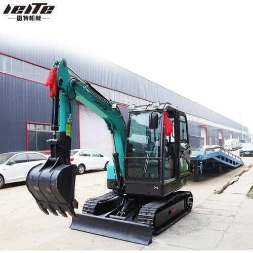 Digging The Soil Mini Crawler Excavator For Sale 4 Ton China Producing Newly Diesel Digger