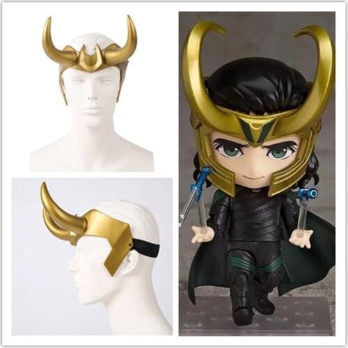 Movie Creative PVC Helmet Superhero Mask Loki Cosplay Men Prop Party