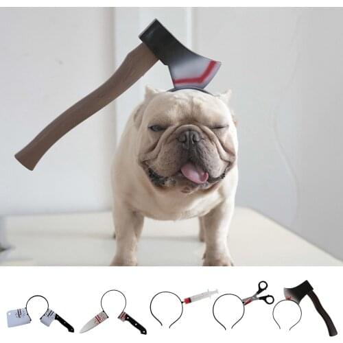 Creative Halloween Pet Headband Funny Dog Cat Headwear Dog Cat Party Costume Cosplay for Halloween Dogs Cats Puppy Kittens