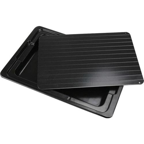 Defrost Tray Metal Plate Defrosting Tray Safe Fast Thawing Frozen Meat Fish Sea Food Kitchen Cook Gadget Tool superb