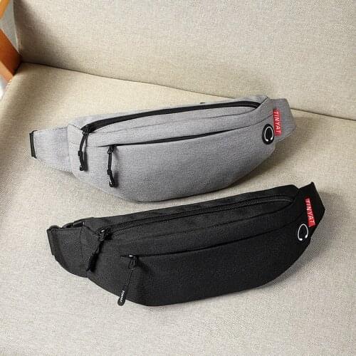 Mens waist bag running sports mobile phone waist bag outdoor leisure riding chest bag Single Shoulder Messenger Bag