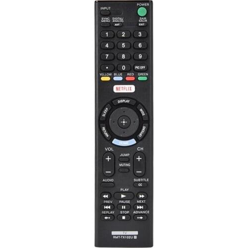 NEW RMT-TX102U Replace For Sony Smart Tv Remote Control For KDL-32W600D KDL-40W650D KDL-48W650D KDL32W600D KDL40W650D KDL48W650D