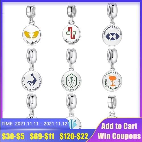 High quality 925 Silver Vetelinaria charms pendants Charms Fit Original Pandora Bracelet beads women Jewelry