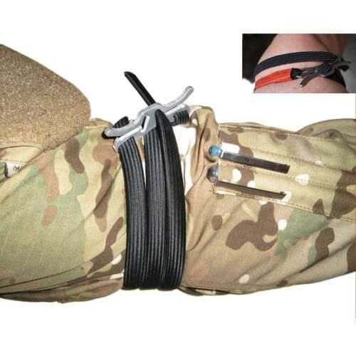 Tourniquet belt bandage Trauma Stop first aid rescue Outdoor survive Bleed camp hike medical Lifesave emergent kit Military