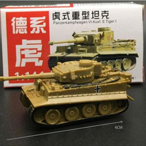 4D Assembly Model 1:144 German Classic Tanks Tiger Toy Heavy Product Military Finished Model L2V9