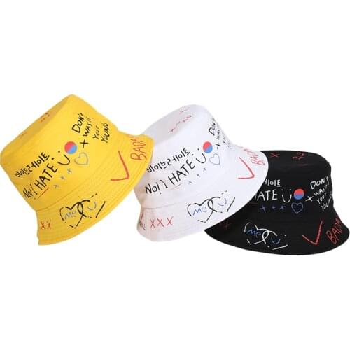 2021 spring and summer hat fisherman hat outdoor bucket hat woman hat man hat youth street hat high quality letter trend sun hat
